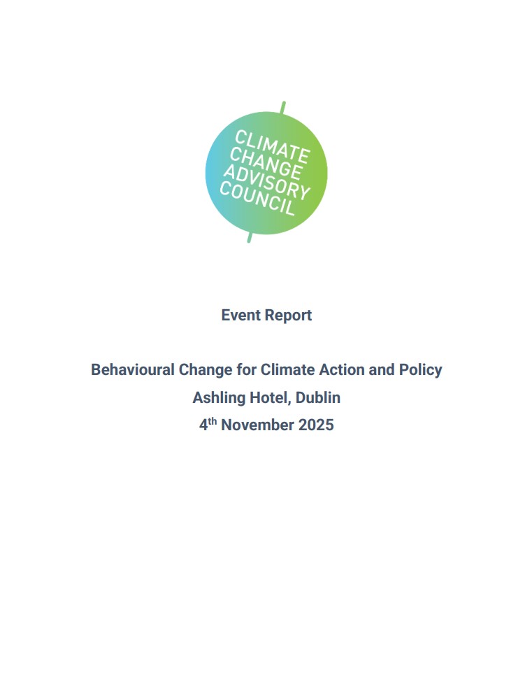 Event Report: Behavioural Change for Climate Action and Policy